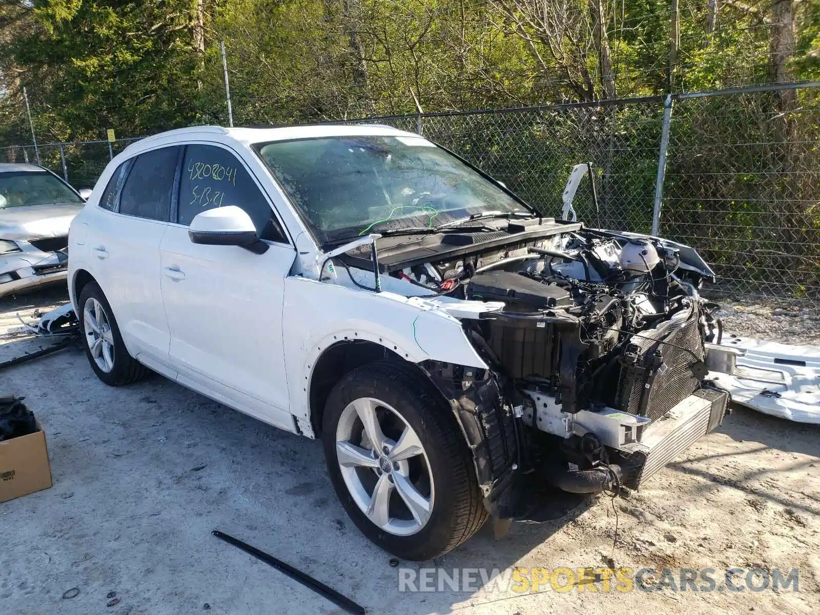 1 Photograph of a damaged car WA1BNAFY8L2030542 AUDI Q5 2020