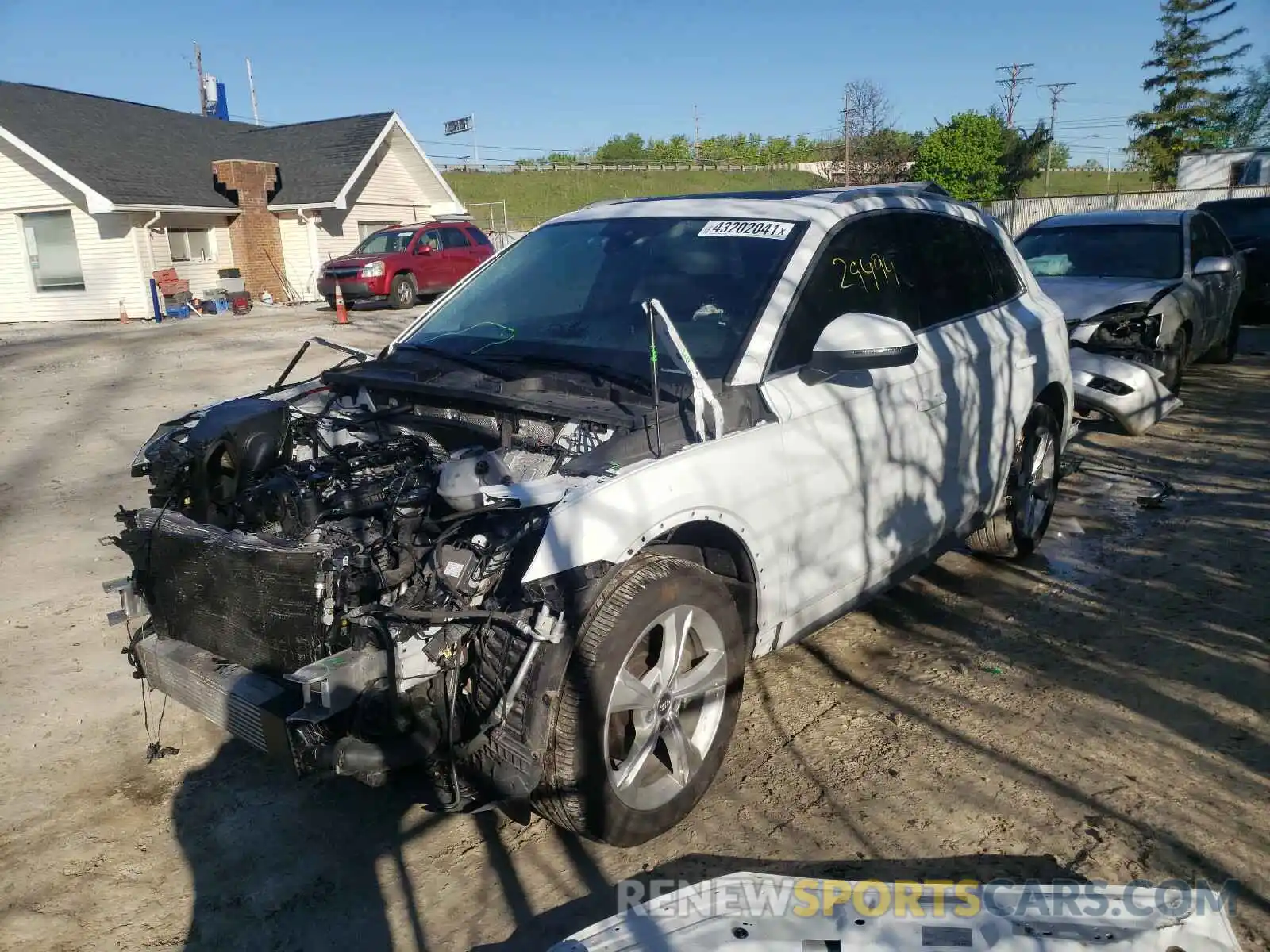 2 Photograph of a damaged car WA1BNAFY8L2030542 AUDI Q5 2020