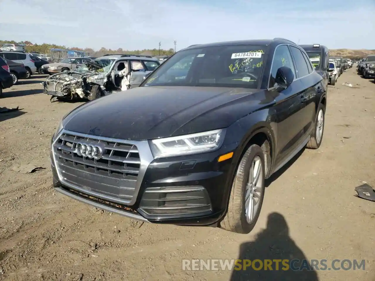 2 Фотография поврежденного автомобиля WA1BNAFY8L2041511 AUDI Q5 2020