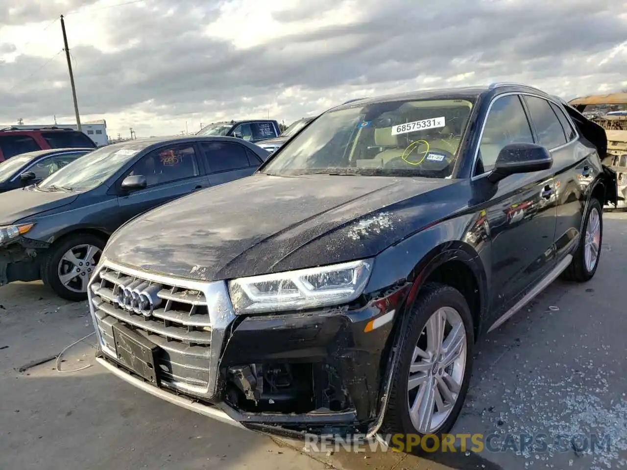 2 Фотография поврежденного автомобиля WA1BNAFY8L2048510 AUDI Q5 2020