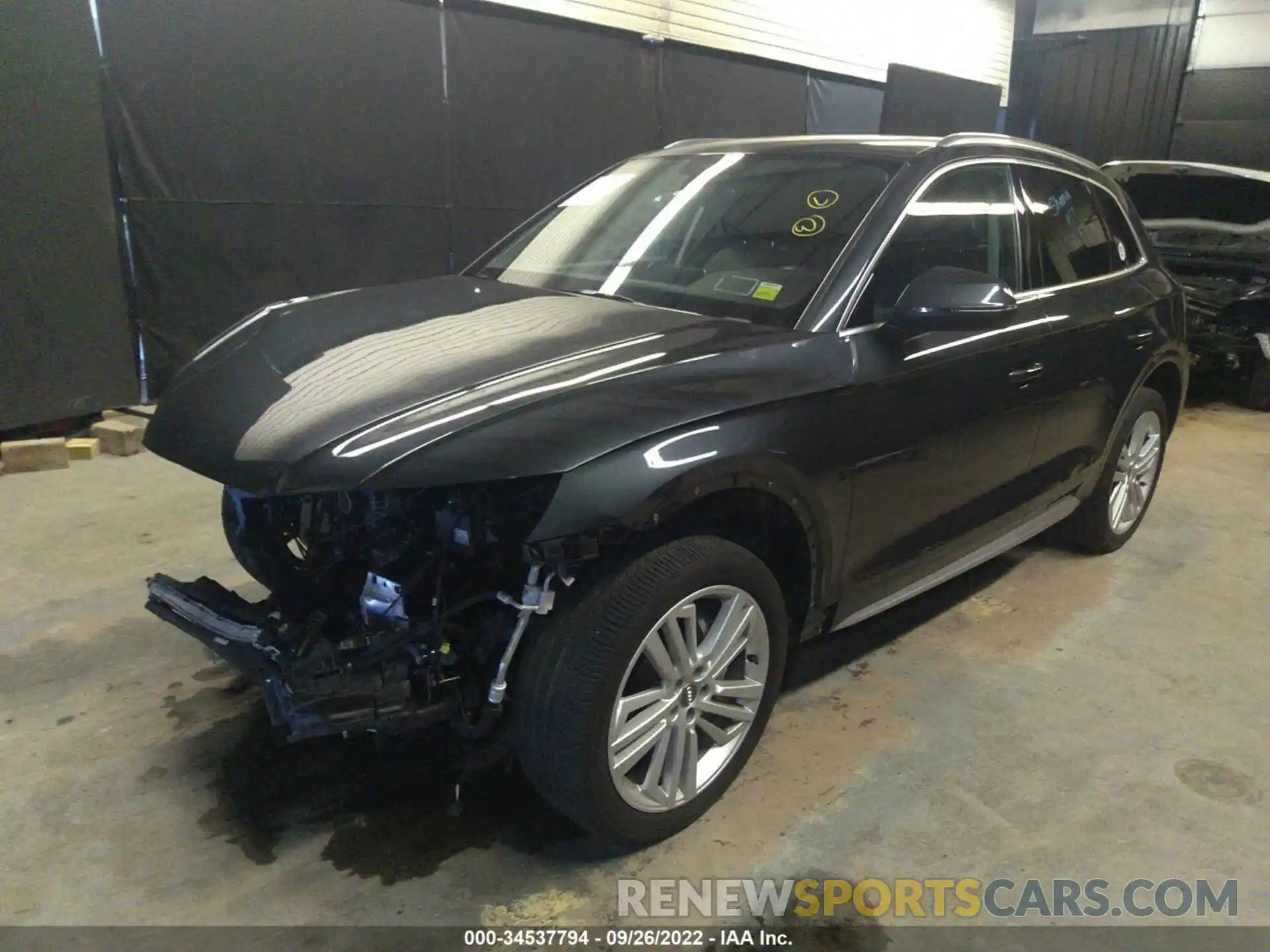 2 Фотография поврежденного автомобиля WA1BNAFY8L2065209 AUDI Q5 2020