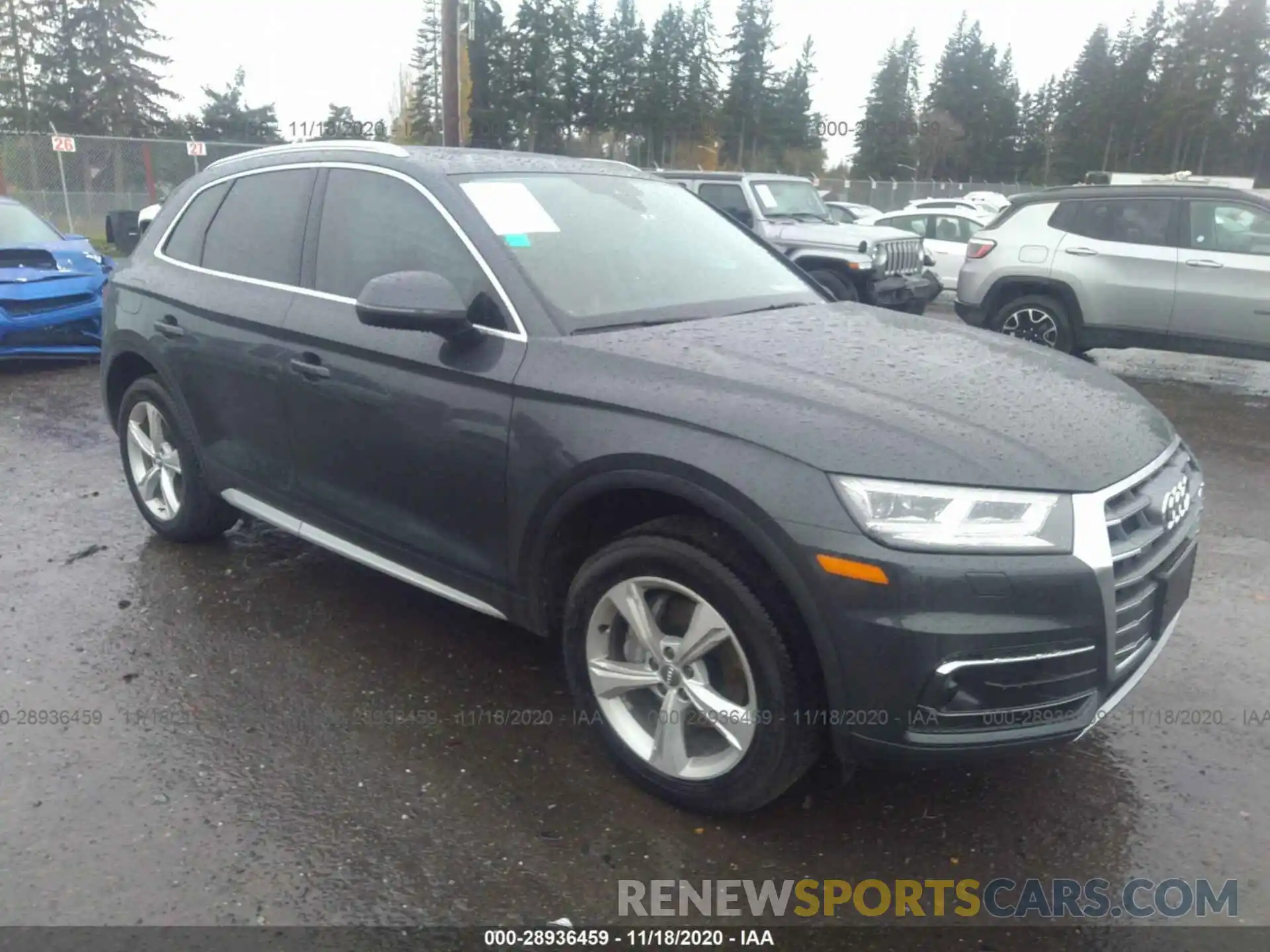 1 Фотография поврежденного автомобиля WA1BNAFY8L2083578 AUDI Q5 2020