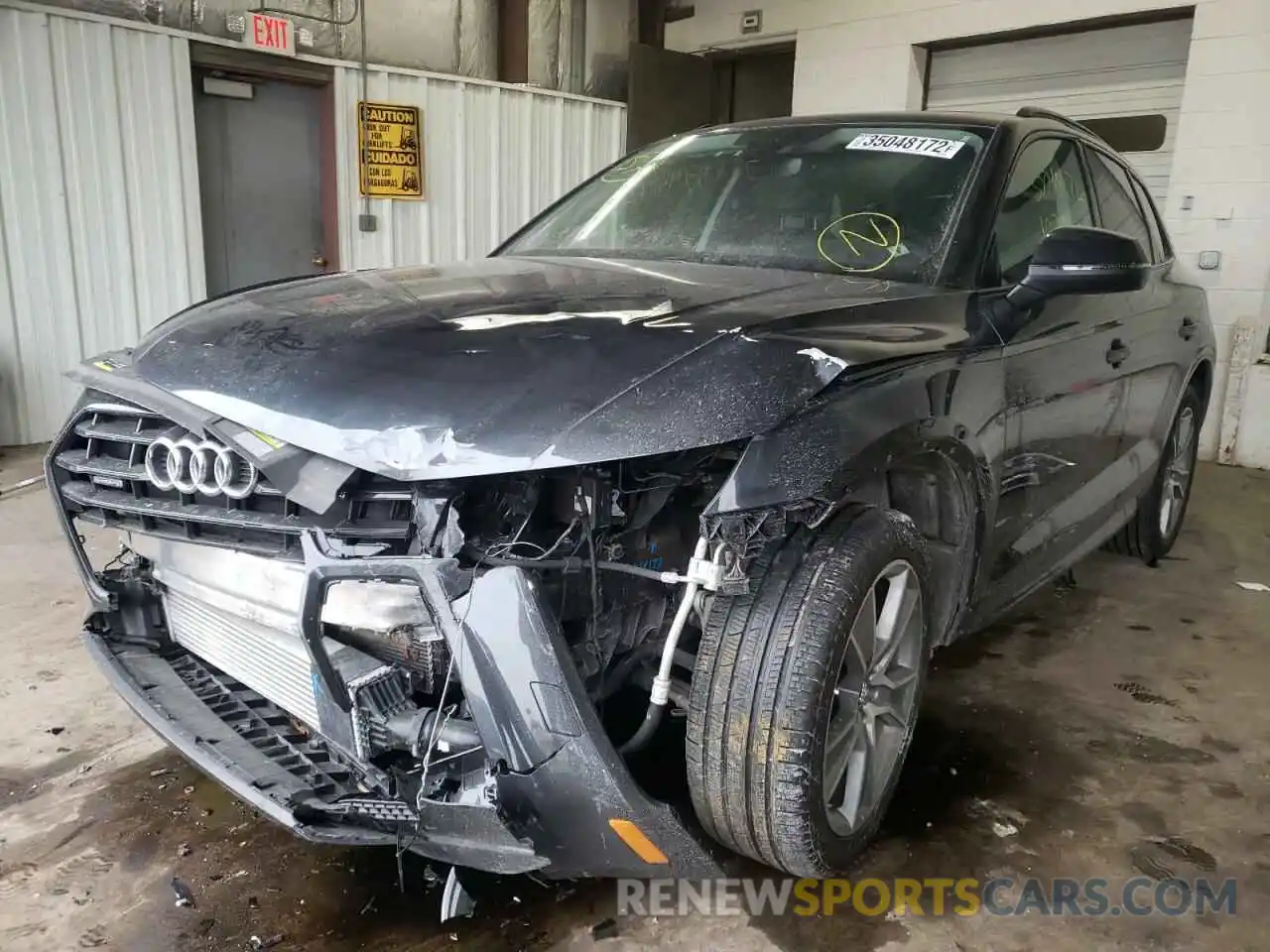 2 Фотография поврежденного автомобиля WA1BNAFY8L2094824 AUDI Q5 2020