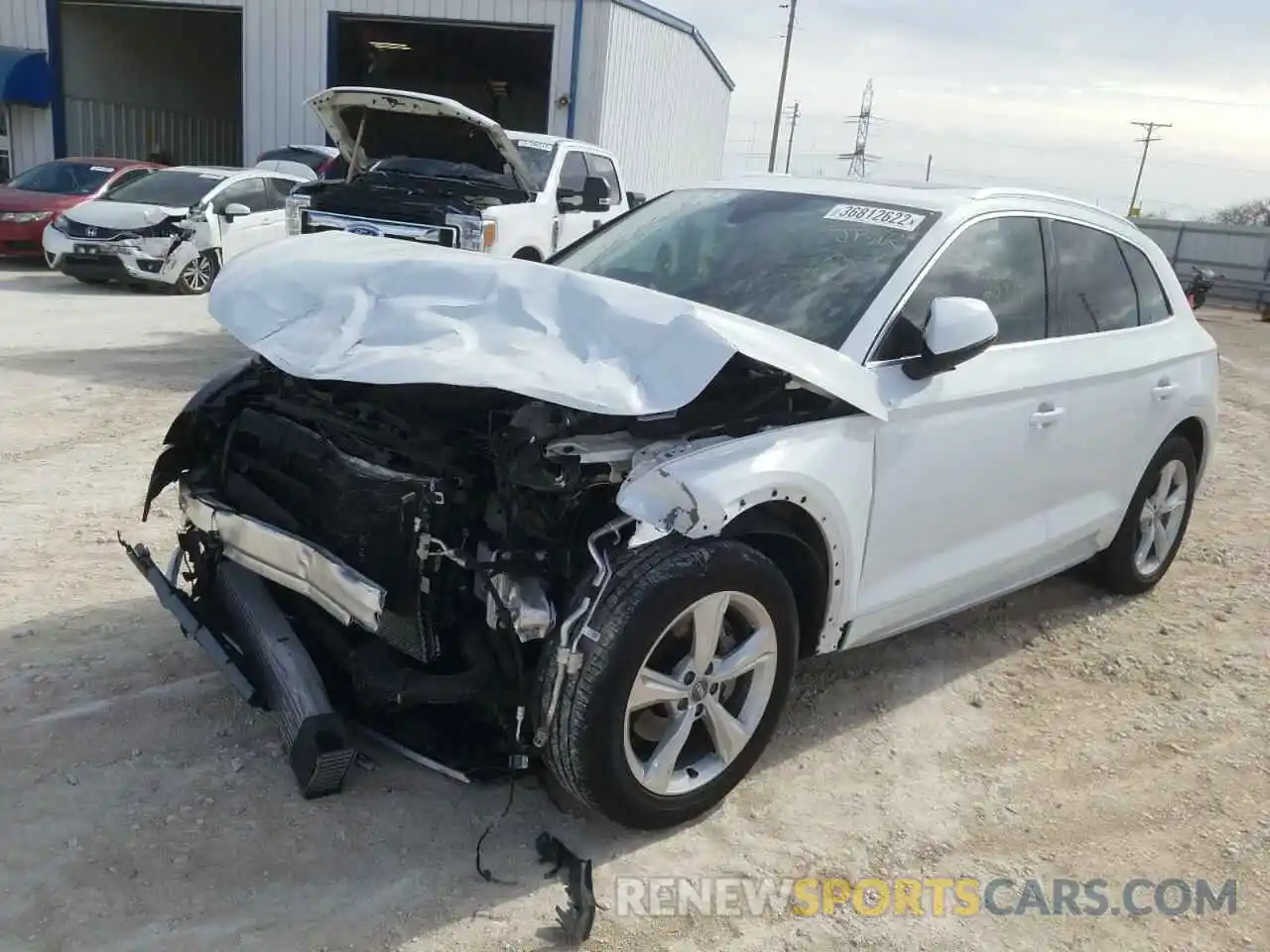 2 Photograph of a damaged car WA1BNAFY9L2029402 AUDI Q5 2020