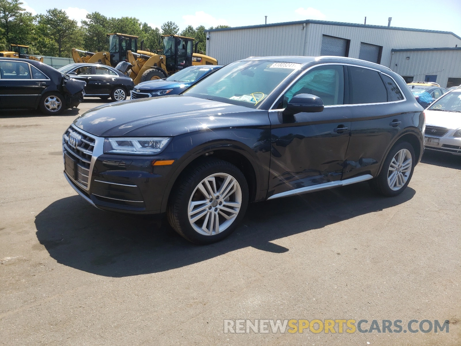 2 Фотография поврежденного автомобиля WA1BNAFY9L2037662 AUDI Q5 2020