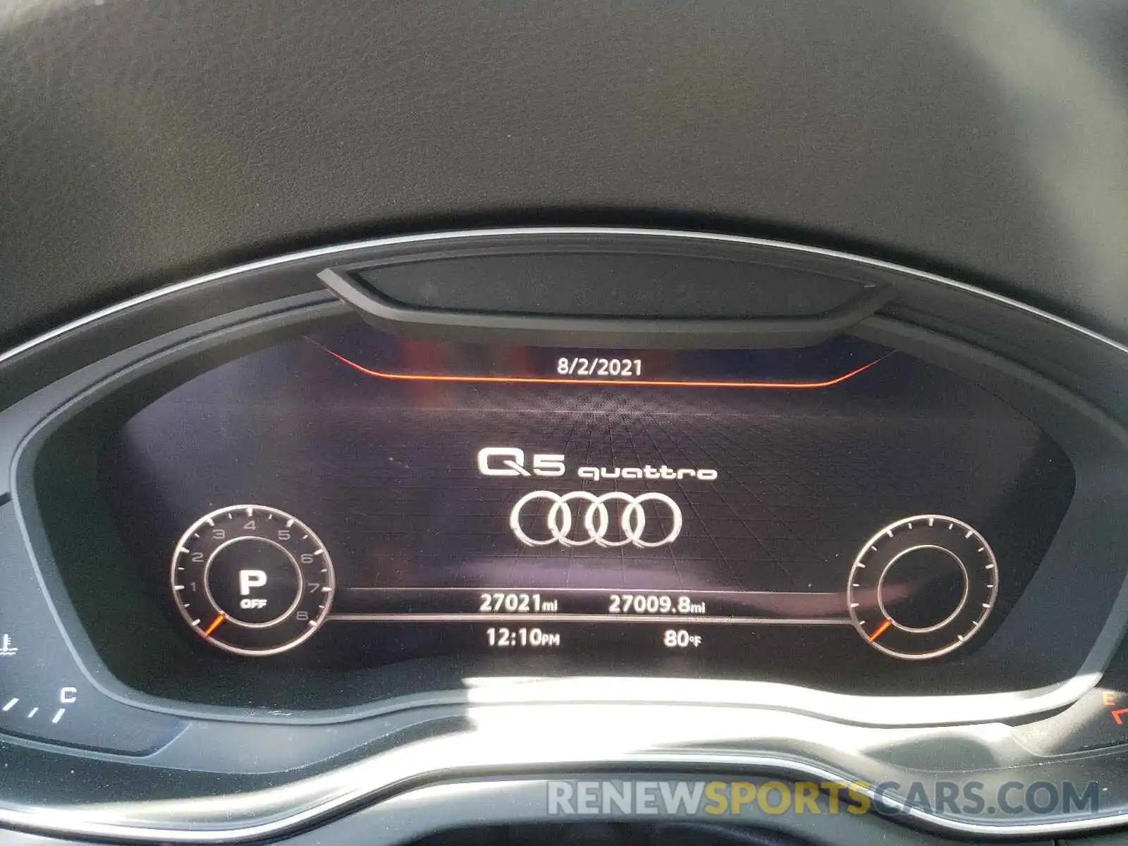 8 Фотография поврежденного автомобиля WA1BNAFY9L2037662 AUDI Q5 2020