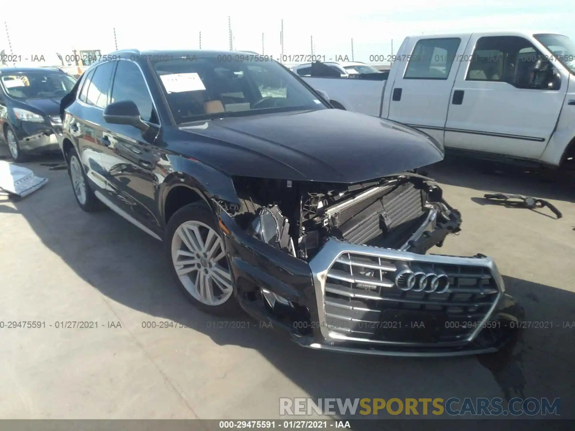 1 Фотография поврежденного автомобиля WA1BNAFY9L2037869 AUDI Q5 2020