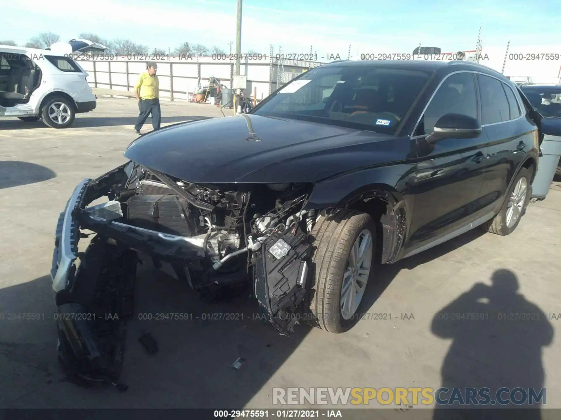 2 Фотография поврежденного автомобиля WA1BNAFY9L2037869 AUDI Q5 2020