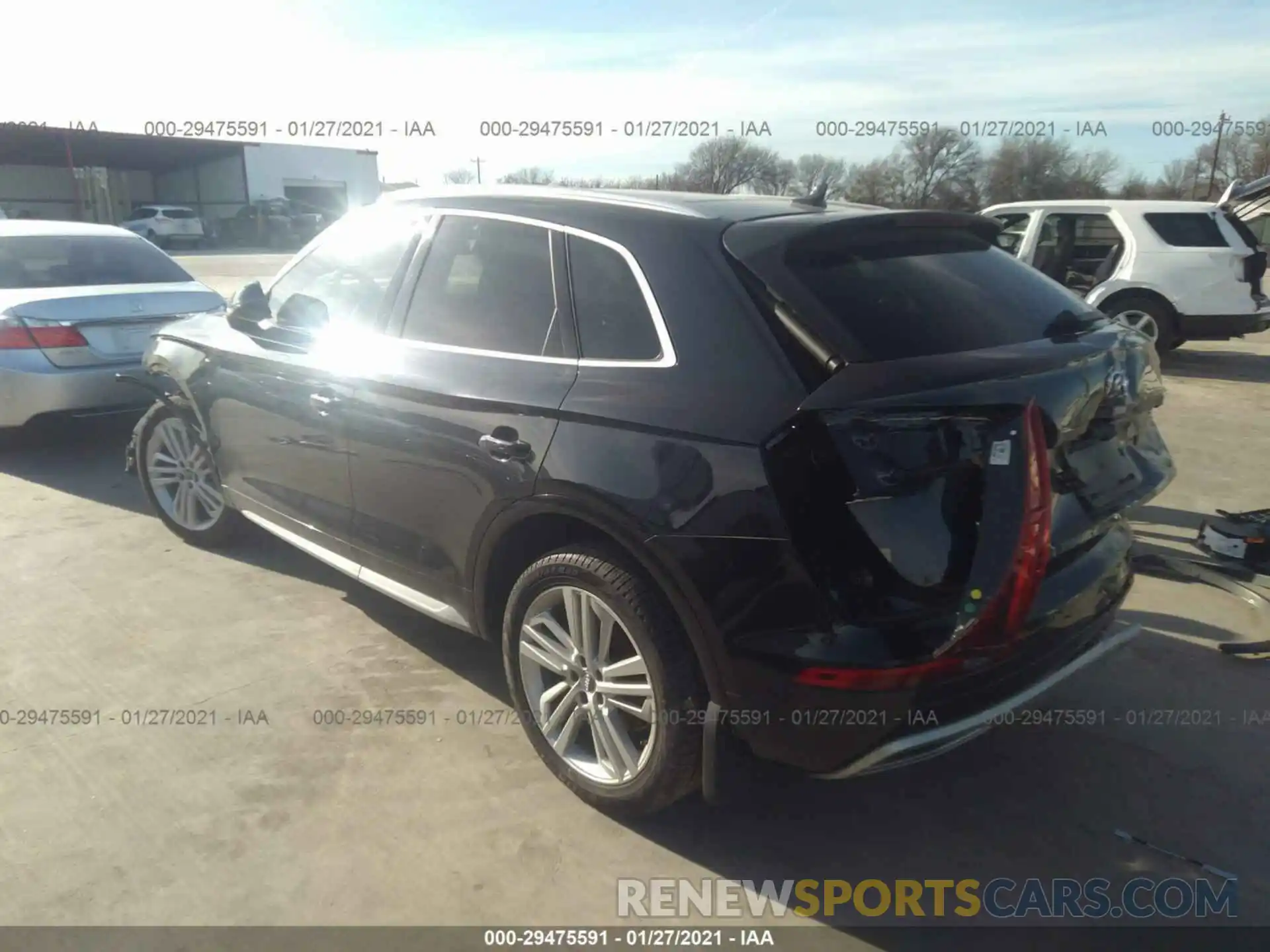 3 Фотография поврежденного автомобиля WA1BNAFY9L2037869 AUDI Q5 2020