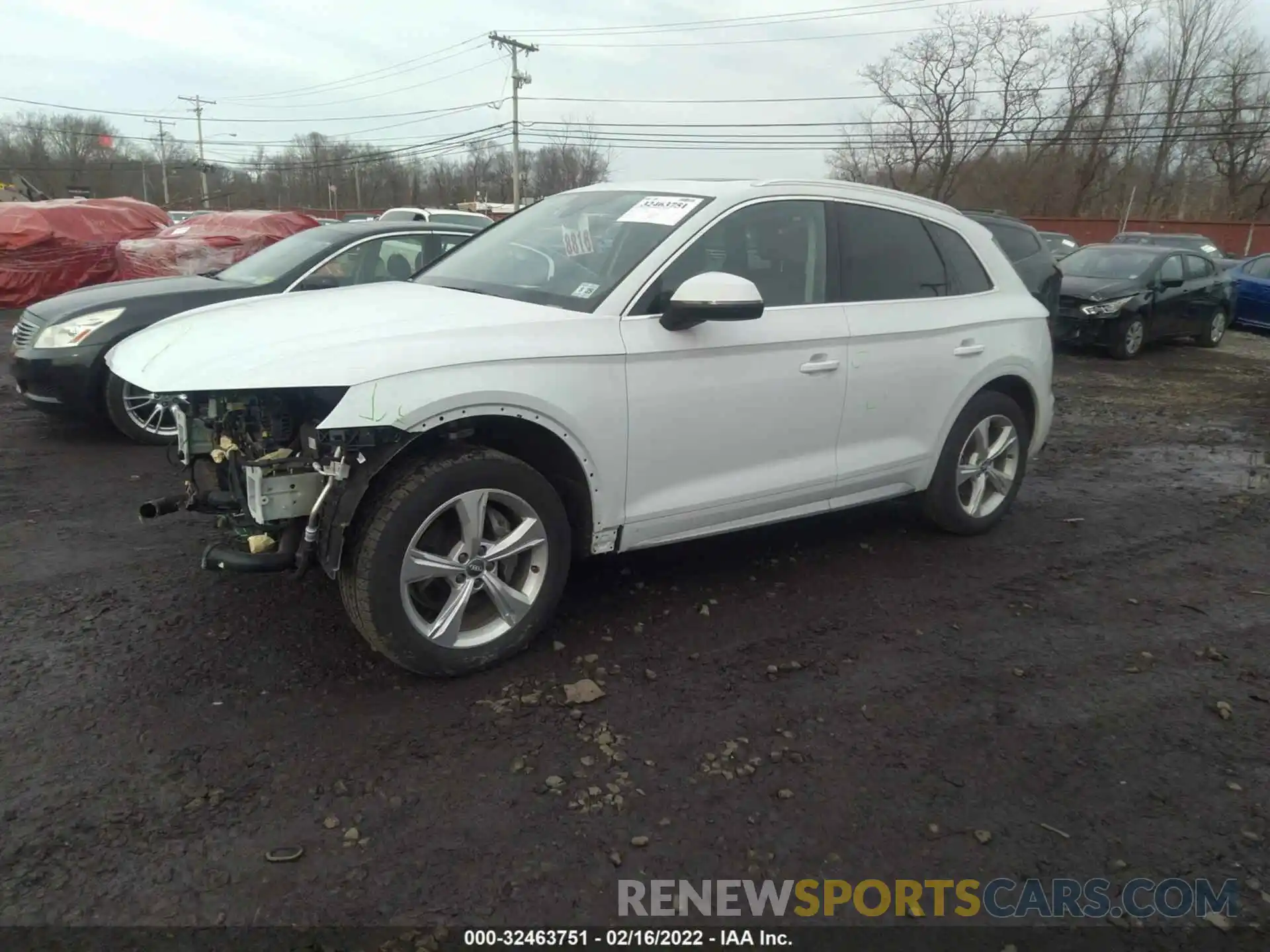 2 Фотография поврежденного автомобиля WA1BNAFY9L2072069 AUDI Q5 2020