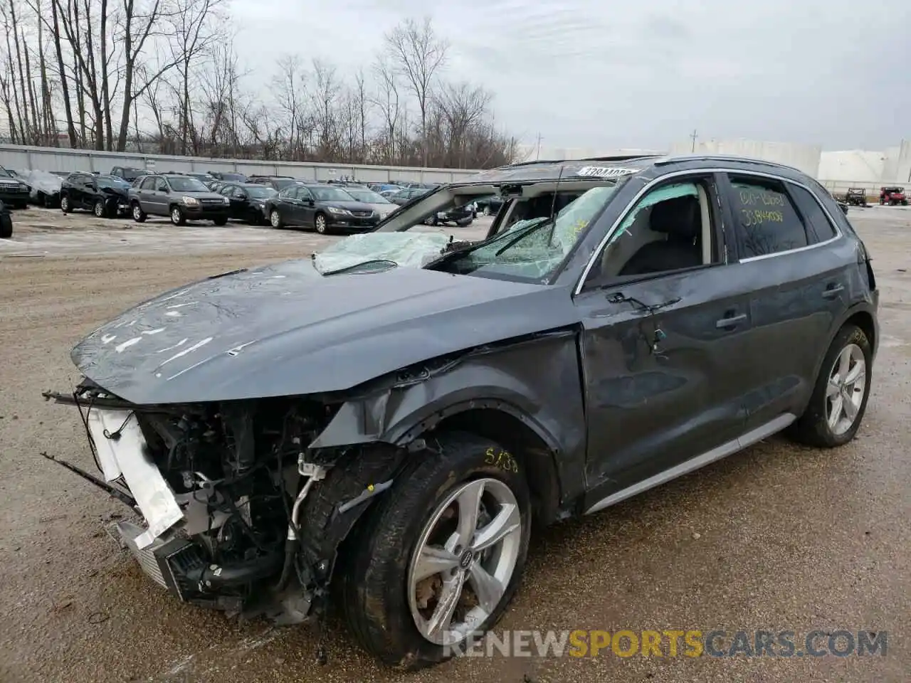 2 Photograph of a damaged car WA1BNAFY9L2100789 AUDI Q5 2020