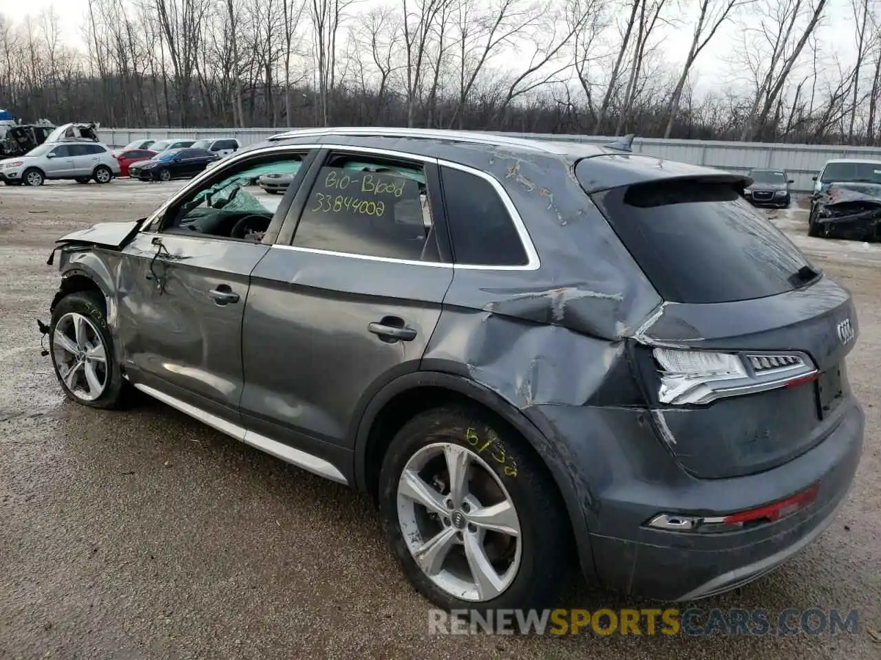 3 Фотография поврежденного автомобиля WA1BNAFY9L2100789 AUDI Q5 2020