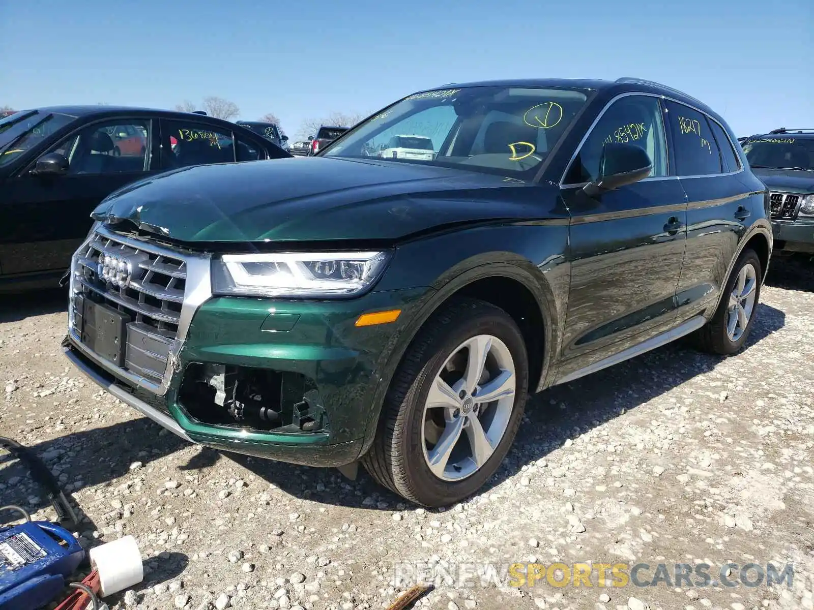 2 Фотография поврежденного автомобиля WA1BNAFYXL2008218 AUDI Q5 2020