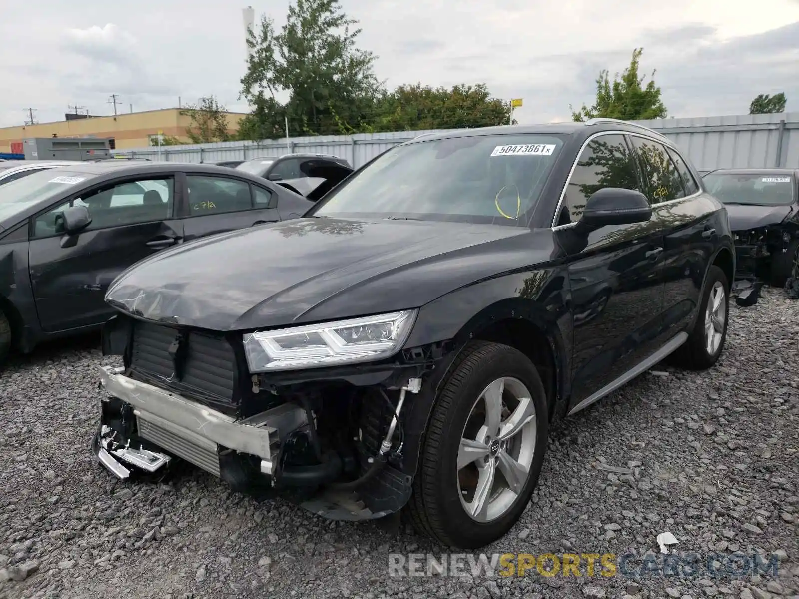 2 Photograph of a damaged car WA1BNAFYXL2011717 AUDI Q5 2020