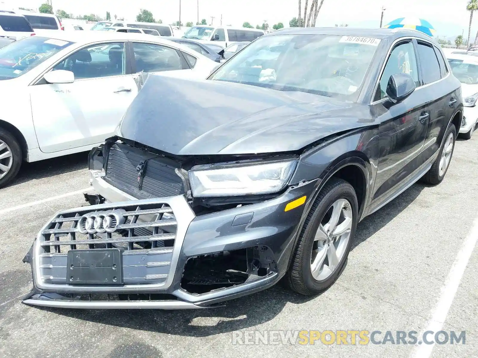 2 Photograph of a damaged car WA1BNAFYXL2013094 AUDI Q5 2020