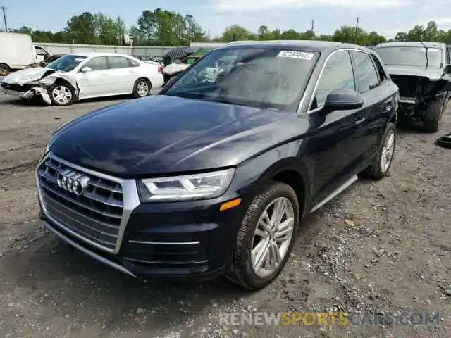 2 Фотография поврежденного автомобиля WA1BNAFYXL2015489 AUDI Q5 2020