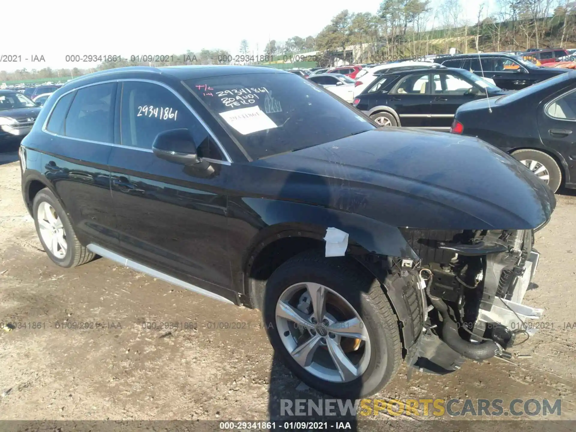 1 Photograph of a damaged car WA1BNAFYXL2016495 AUDI Q5 2020