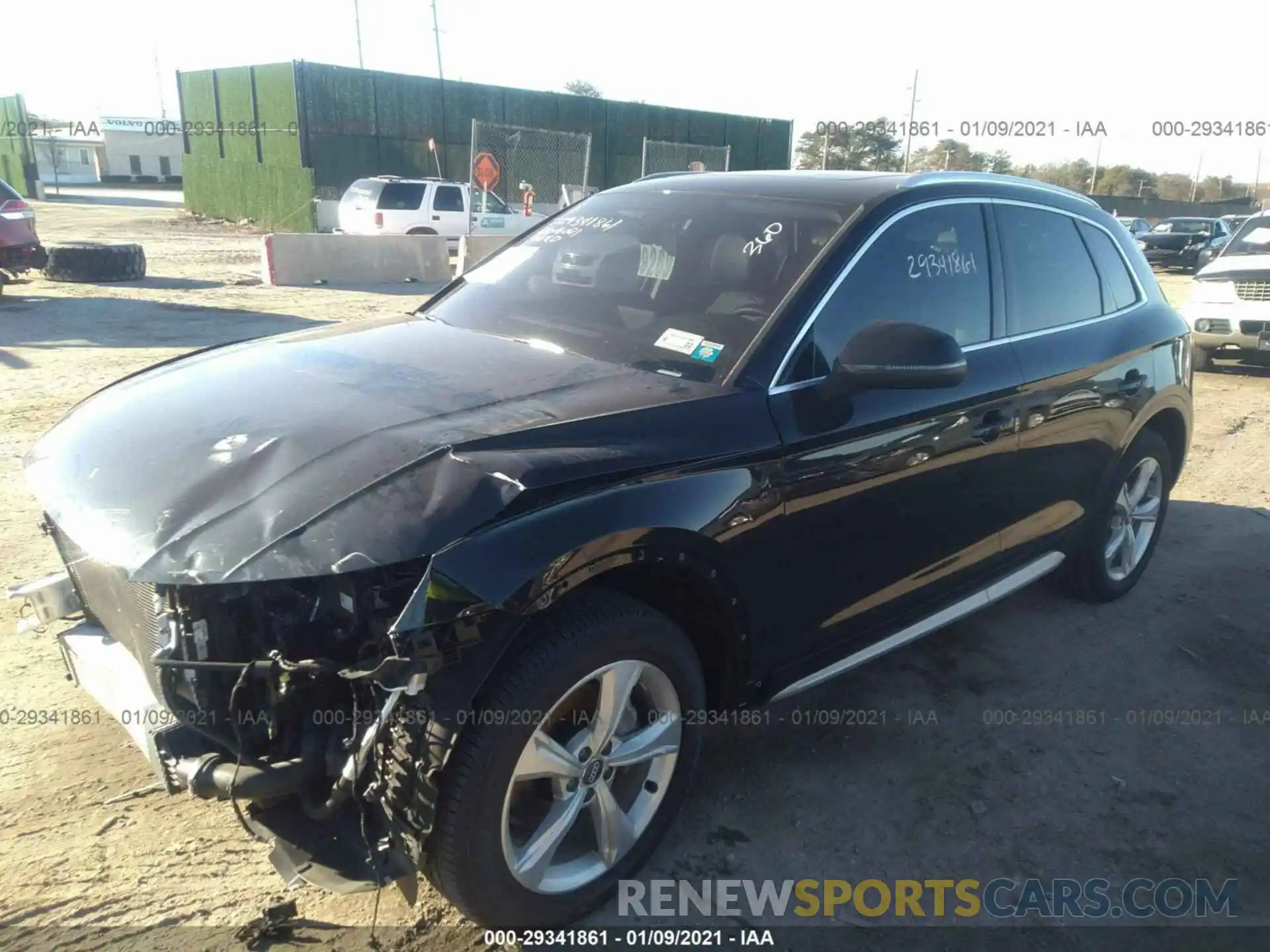 2 Photograph of a damaged car WA1BNAFYXL2016495 AUDI Q5 2020