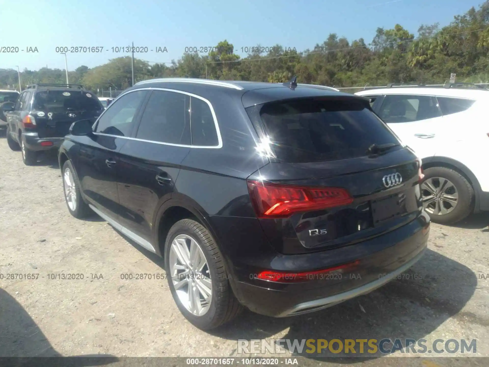 3 Фотография поврежденного автомобиля WA1BNAFYXL2021793 AUDI Q5 2020