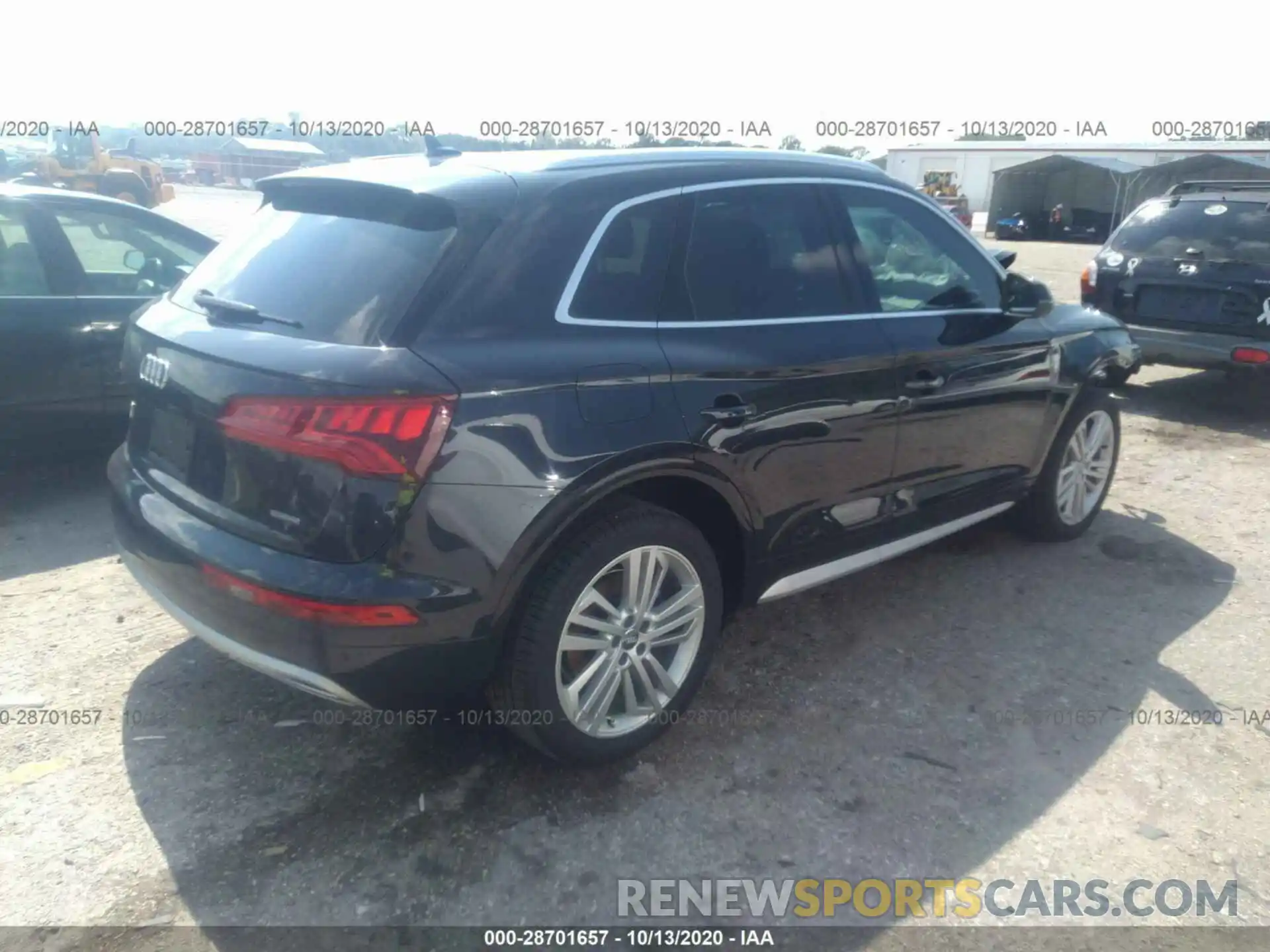 4 Фотография поврежденного автомобиля WA1BNAFYXL2021793 AUDI Q5 2020