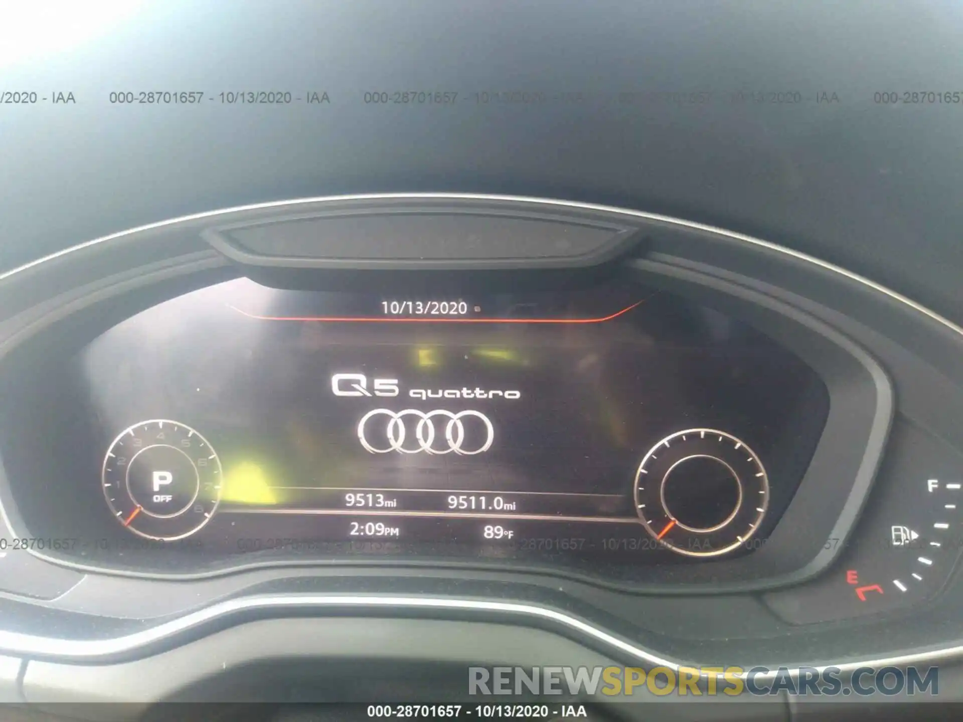 7 Фотография поврежденного автомобиля WA1BNAFYXL2021793 AUDI Q5 2020