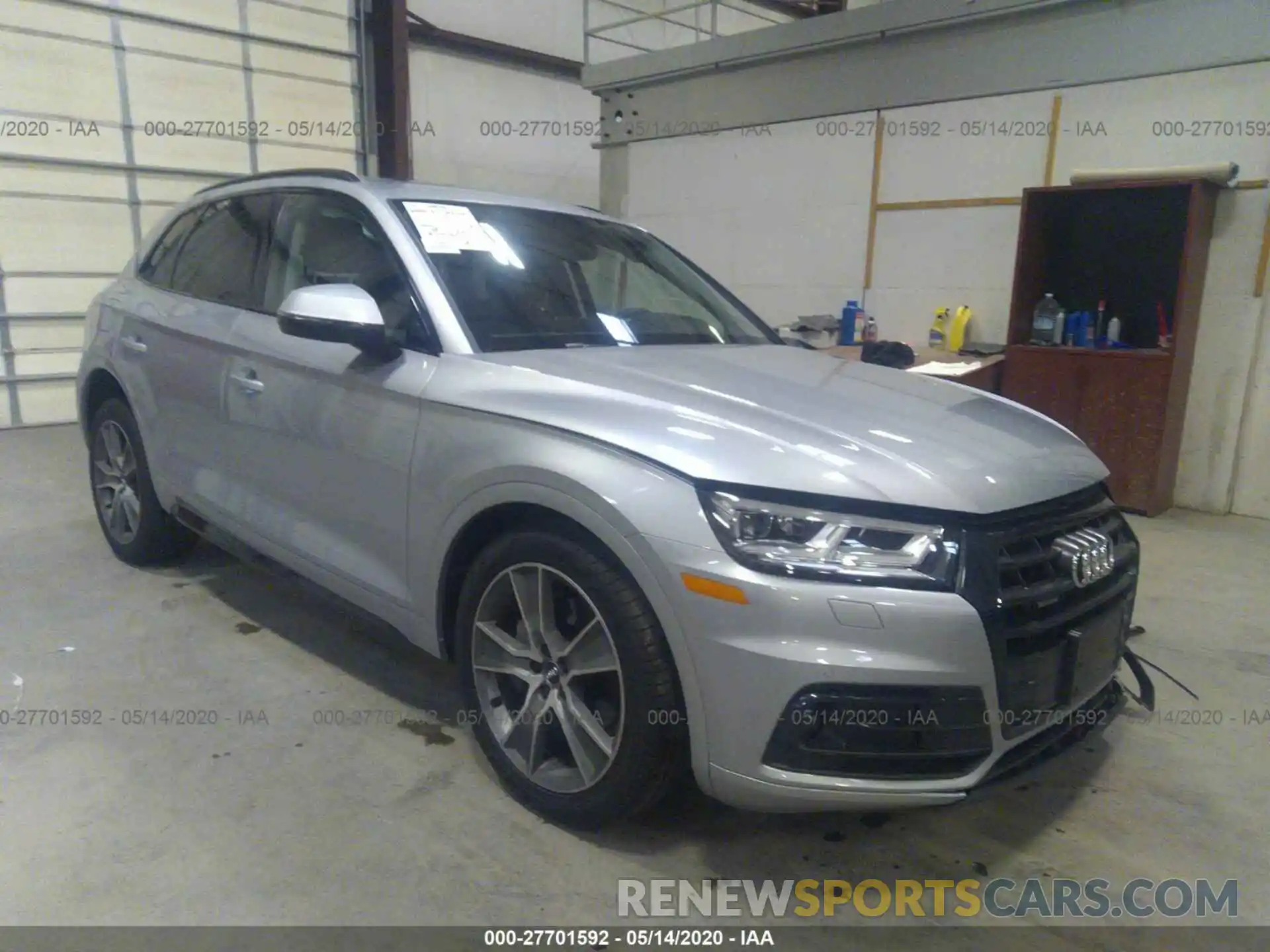 1 Photograph of a damaged car WA1BNAFYXL2028615 AUDI Q5 2020