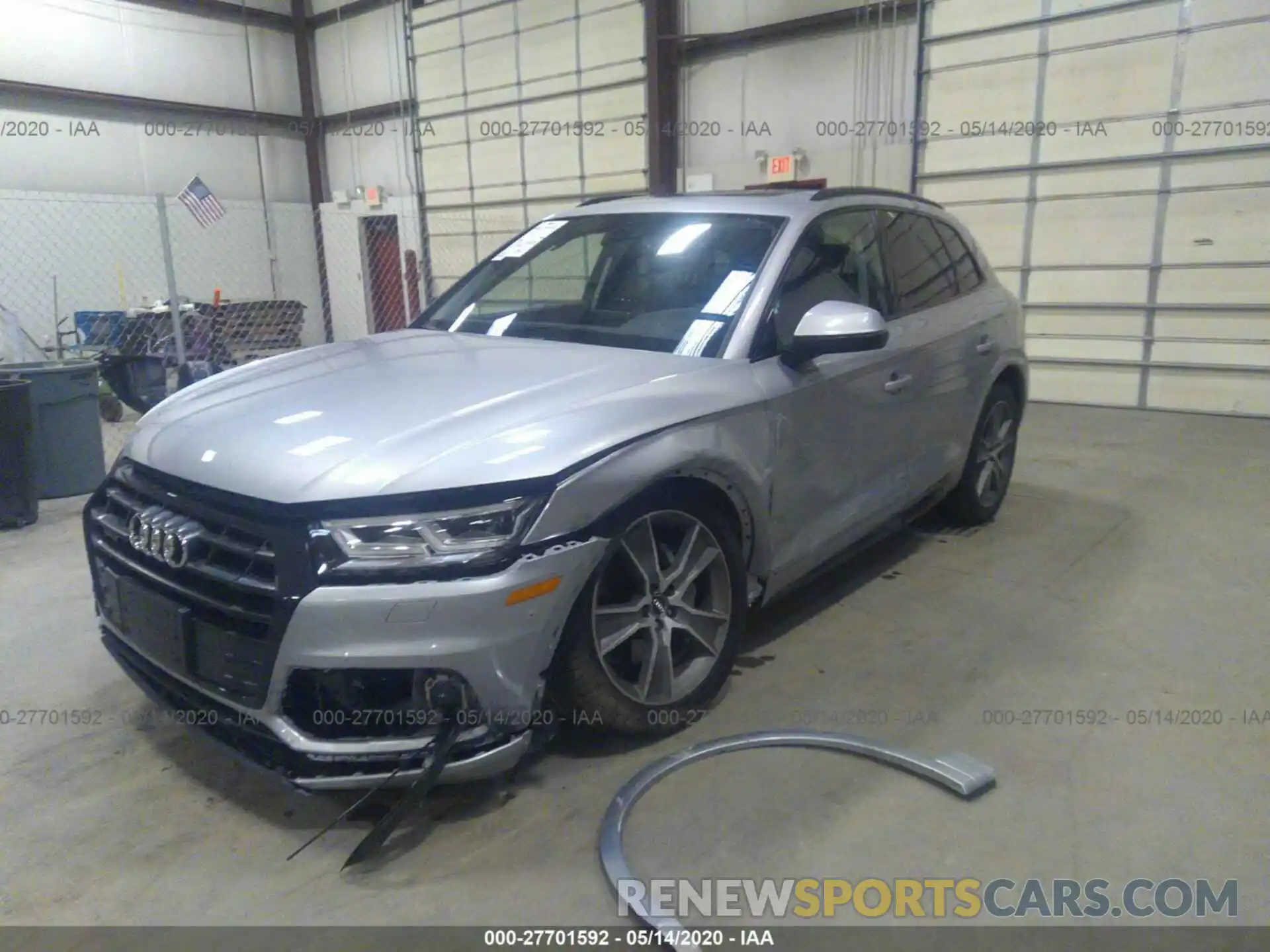 2 Photograph of a damaged car WA1BNAFYXL2028615 AUDI Q5 2020