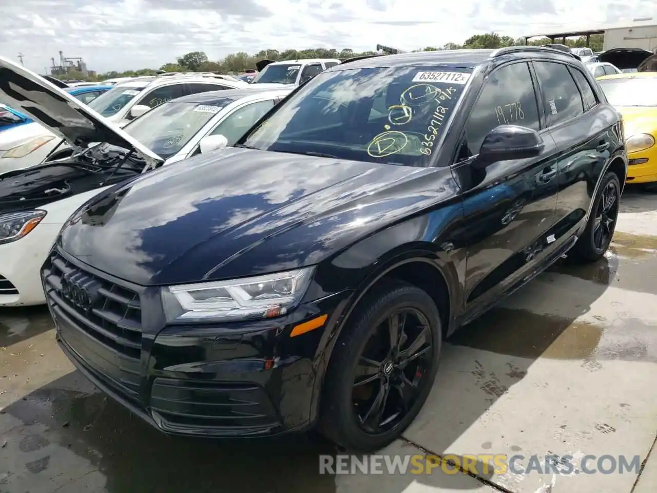 2 Photograph of a damaged car WA1BNAFYXL2036519 AUDI Q5 2020