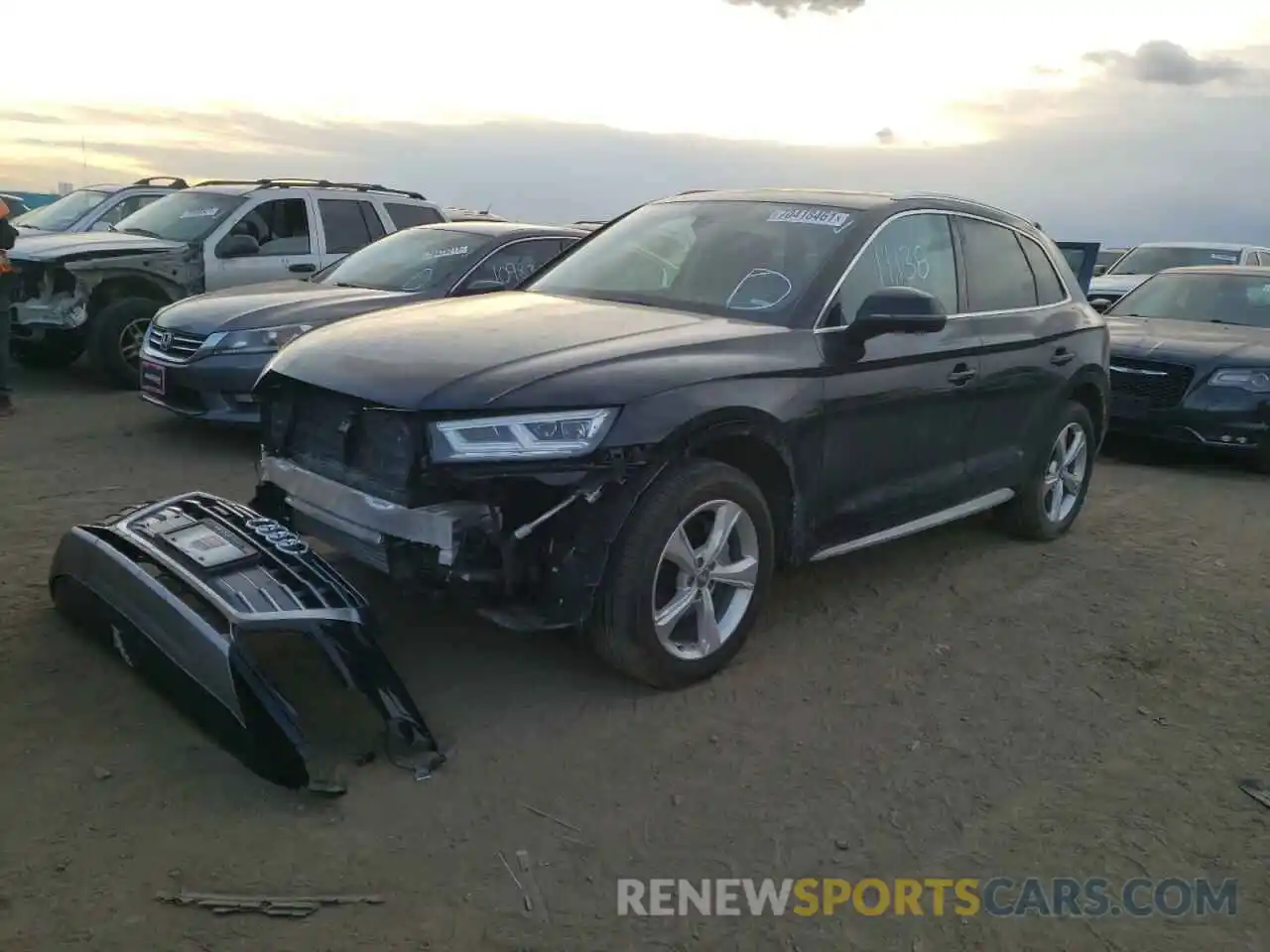 2 Фотография поврежденного автомобиля WA1BNAFYXL2038206 AUDI Q5 2020