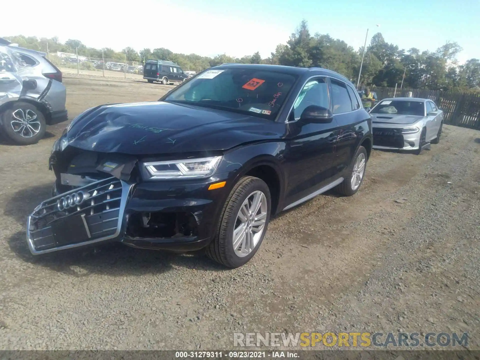 2 Photograph of a damaged car WA1BNAFYXL2058200 AUDI Q5 2020