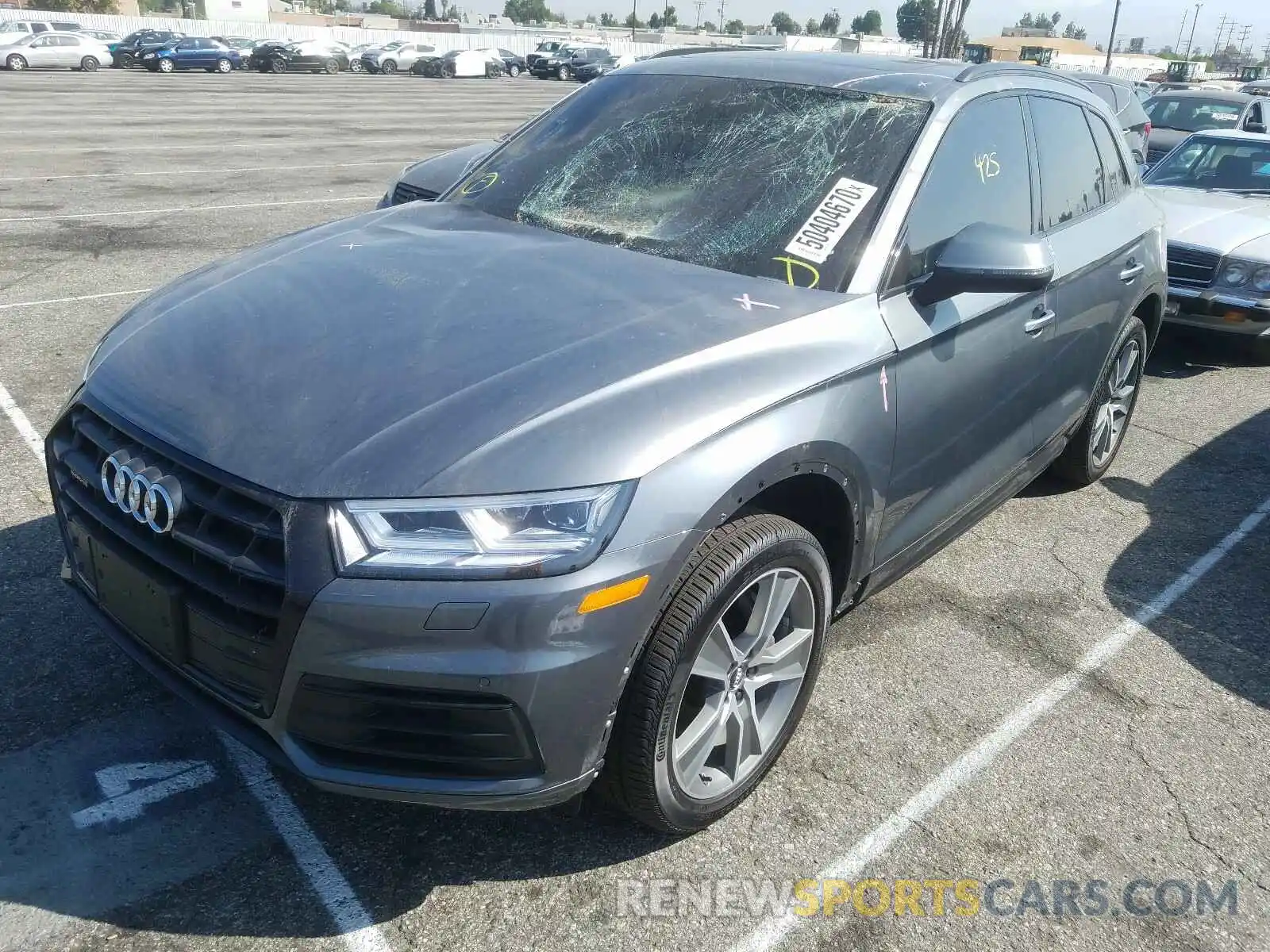 2 Photograph of a damaged car WA1BNAFYXL2063669 AUDI Q5 2020