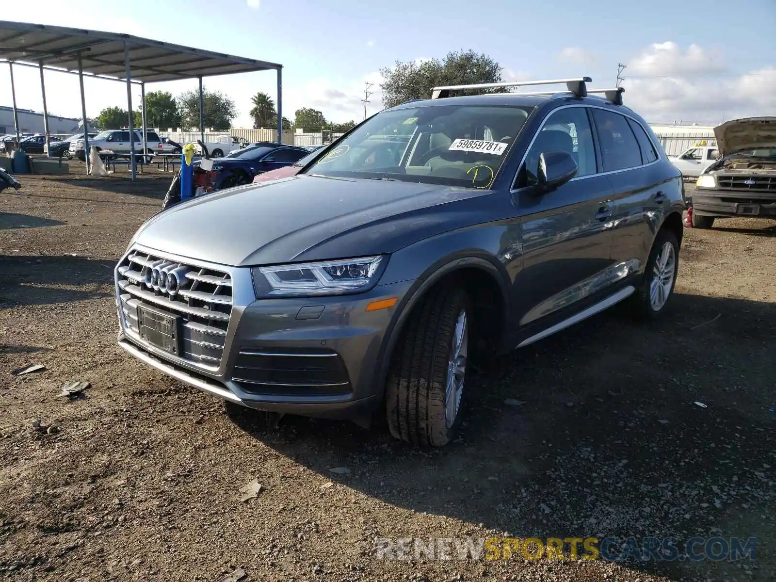 2 Фотография поврежденного автомобиля WA1BNAFYXL2099135 AUDI Q5 2020