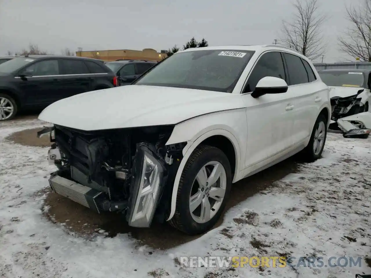 2 Фотография поврежденного автомобиля WA1CNAFY1L2034663 AUDI Q5 2020