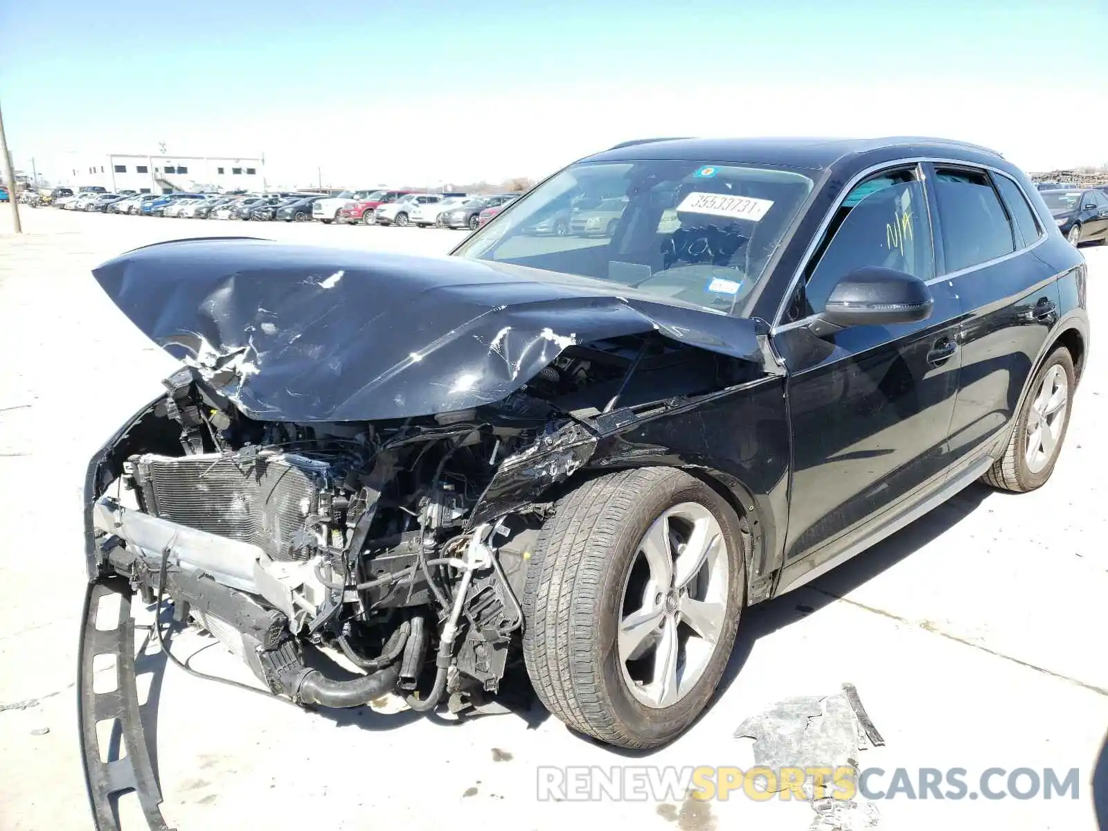 2 Photograph of a damaged car WA1CNAFY1L2081708 AUDI Q5 2020