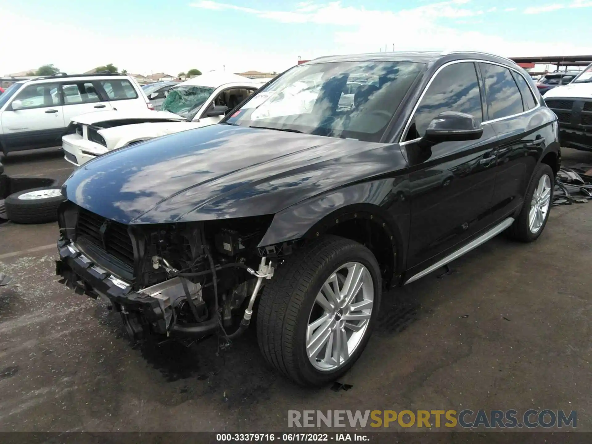 2 Фотография поврежденного автомобиля WA1CNAFY5L2002136 AUDI Q5 2020