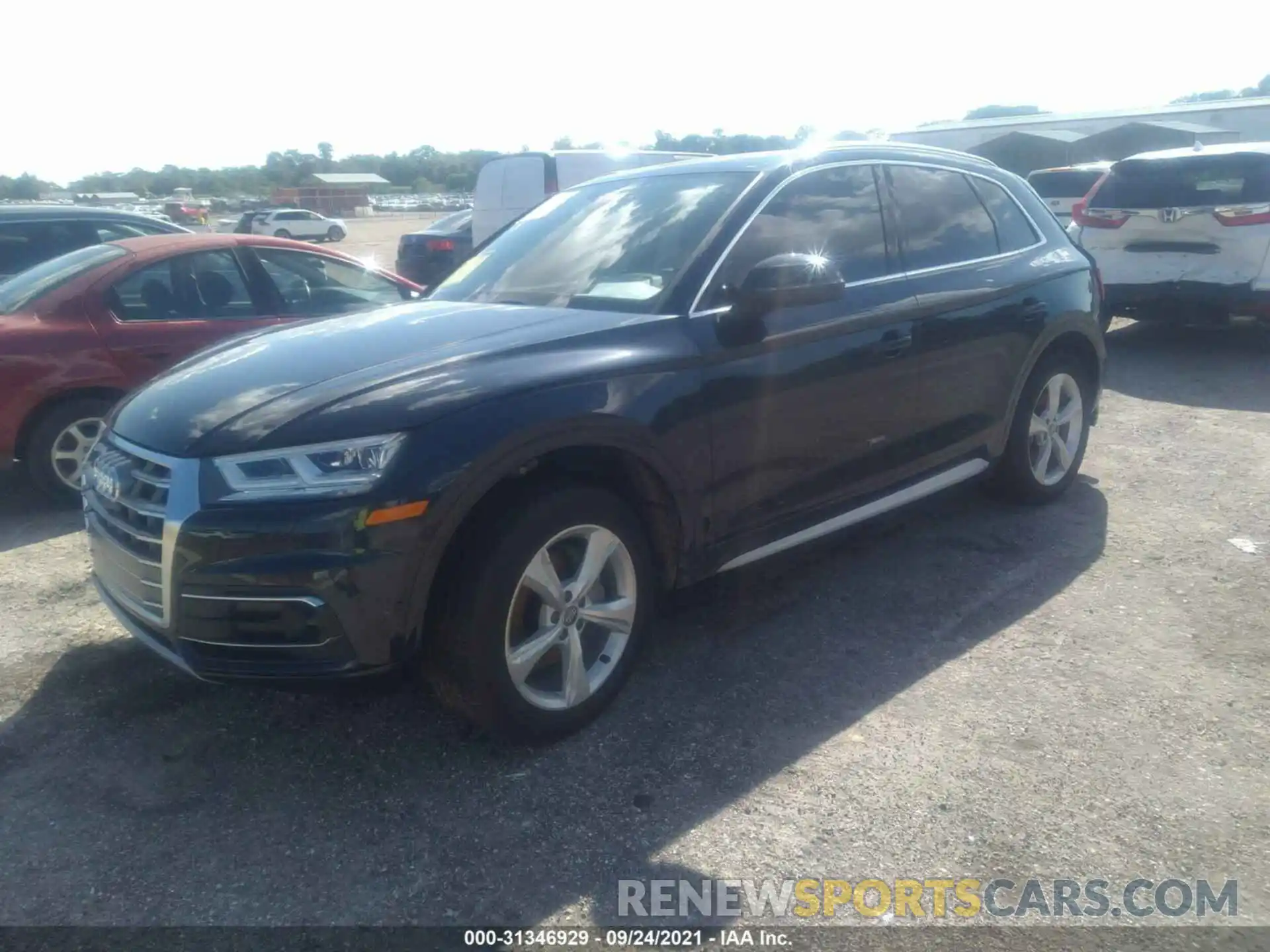 2 Фотография поврежденного автомобиля WA1CNAFY5L2099869 AUDI Q5 2020