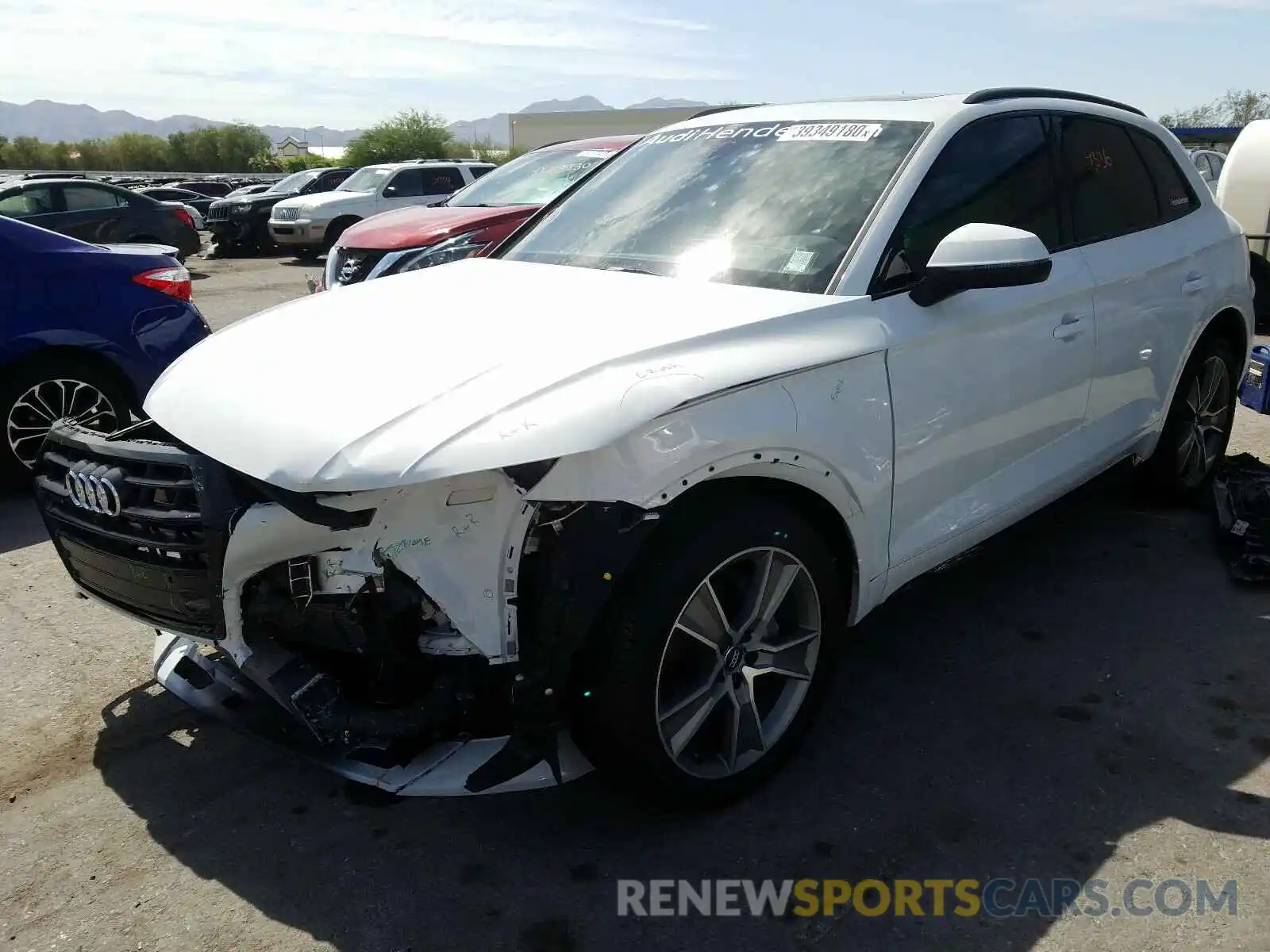 2 Photograph of a damaged car WA1CNAFY7L2020587 AUDI Q5 2020