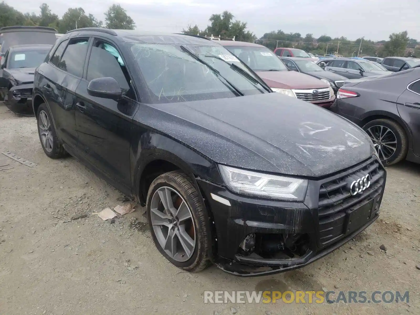 1 Фотография поврежденного автомобиля WA1CNAFY7L2080613 AUDI Q5 2020