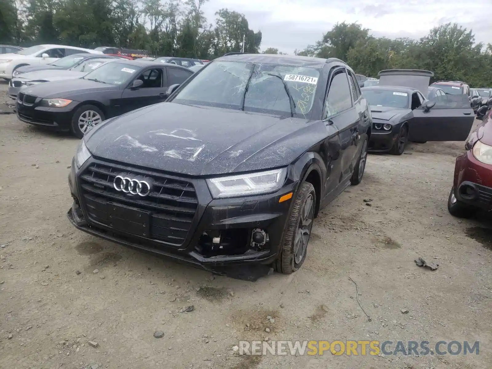 2 Фотография поврежденного автомобиля WA1CNAFY7L2080613 AUDI Q5 2020