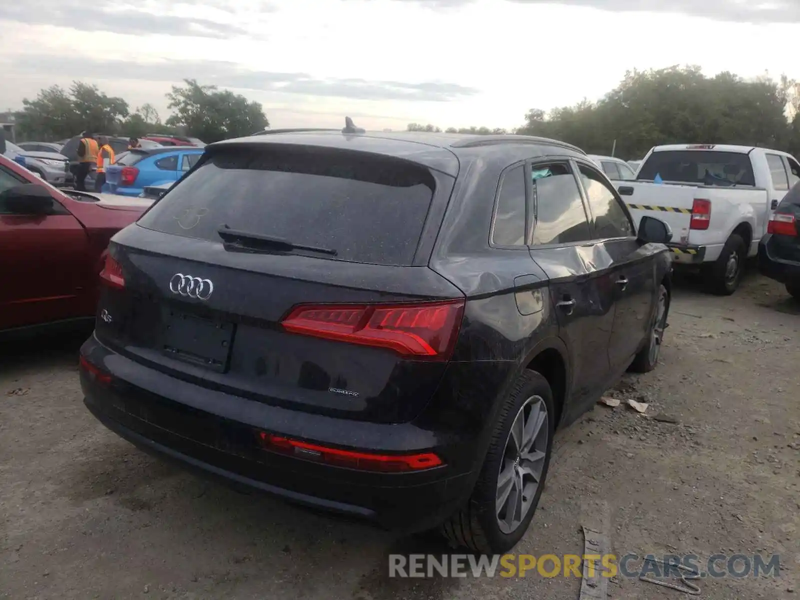 4 Фотография поврежденного автомобиля WA1CNAFY7L2080613 AUDI Q5 2020