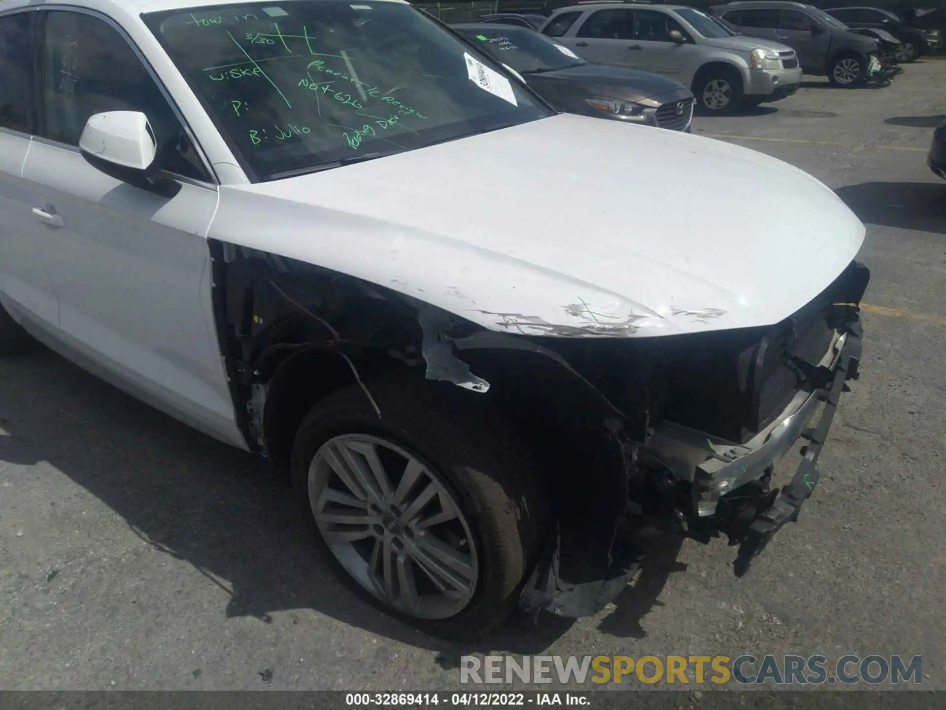 6 Photograph of a damaged car WA1CNAFY8L2065375 AUDI Q5 2020