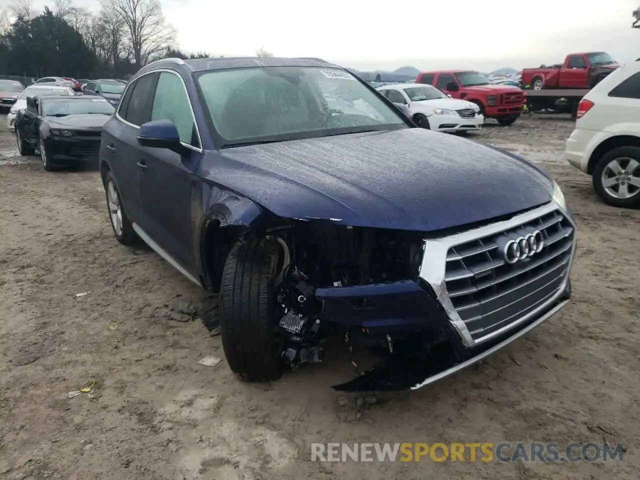 1 Photograph of a damaged car WA1CNAFY8L2087070 AUDI Q5 2020