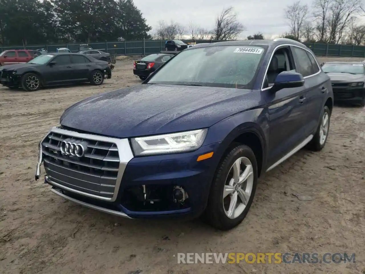 2 Photograph of a damaged car WA1CNAFY8L2087070 AUDI Q5 2020