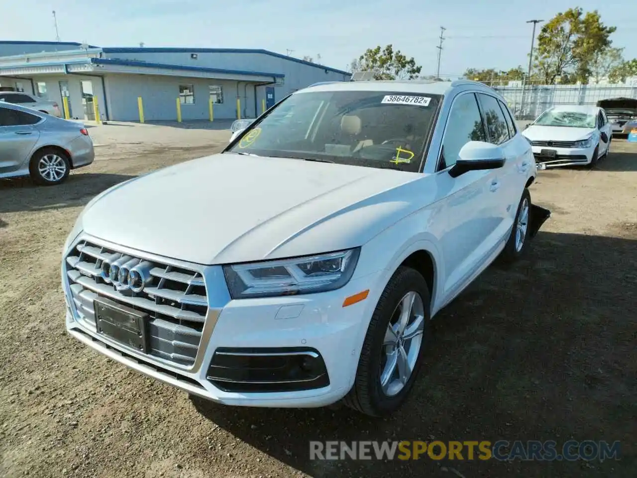 2 Photograph of a damaged car WA1CNAFY9L2098109 AUDI Q5 2020