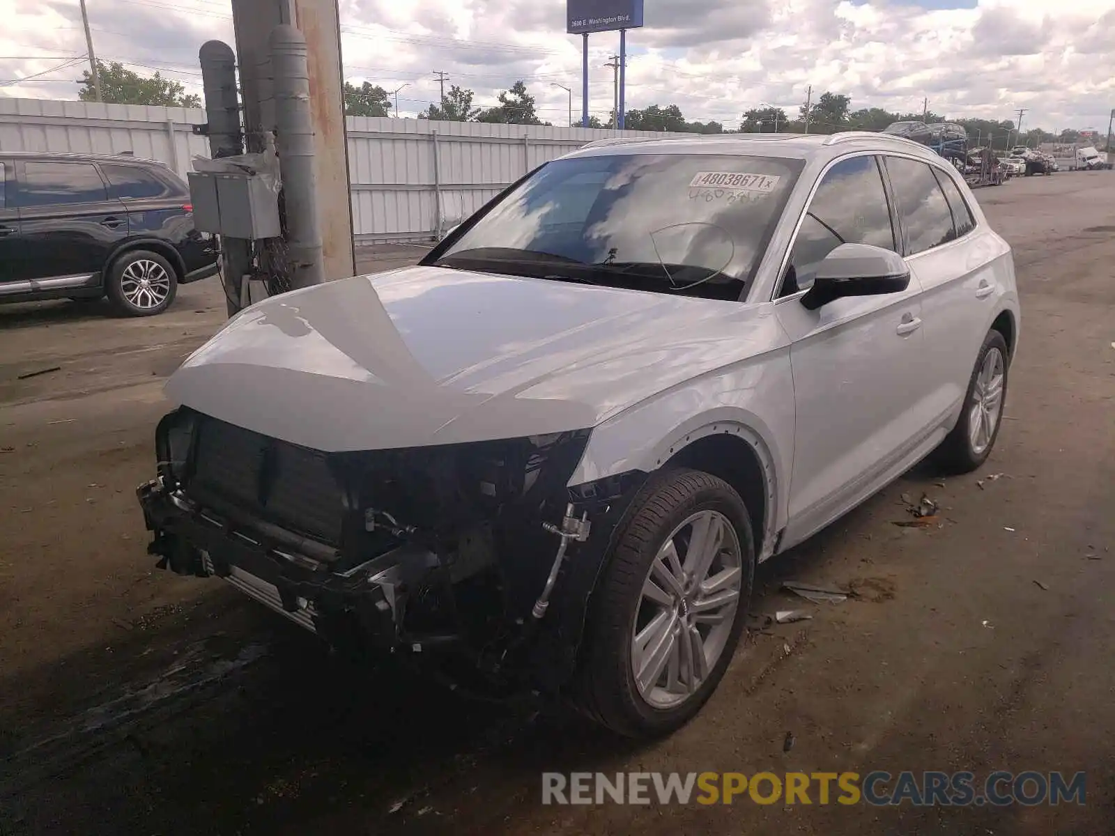 2 Photograph of a damaged car WA1CNAFY9L2102918 AUDI Q5 2020