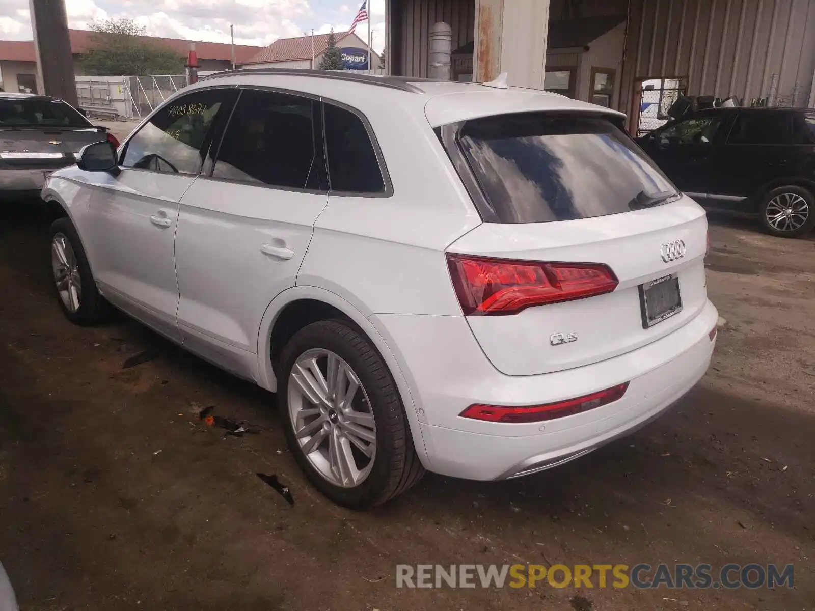 3 Фотография поврежденного автомобиля WA1CNAFY9L2102918 AUDI Q5 2020