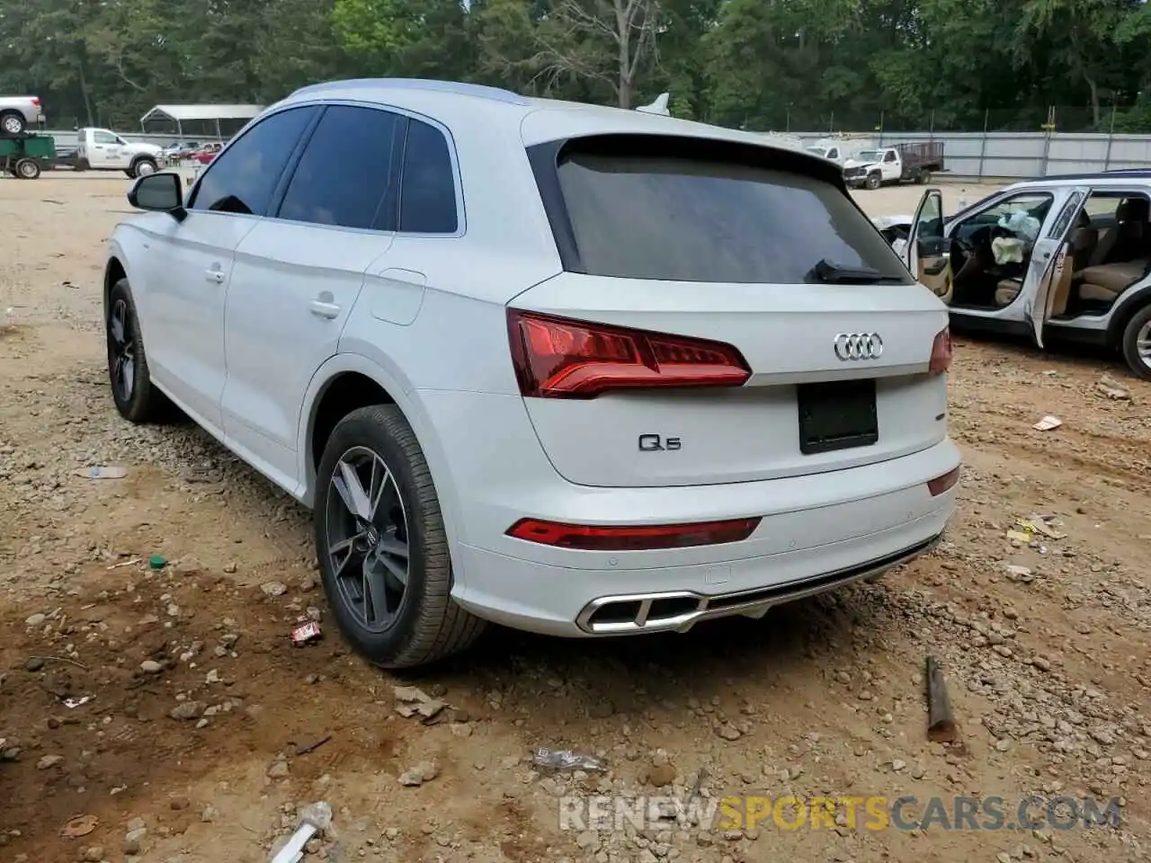 3 Фотография поврежденного автомобиля WA1E2AFY0L2053495 AUDI Q5 2020