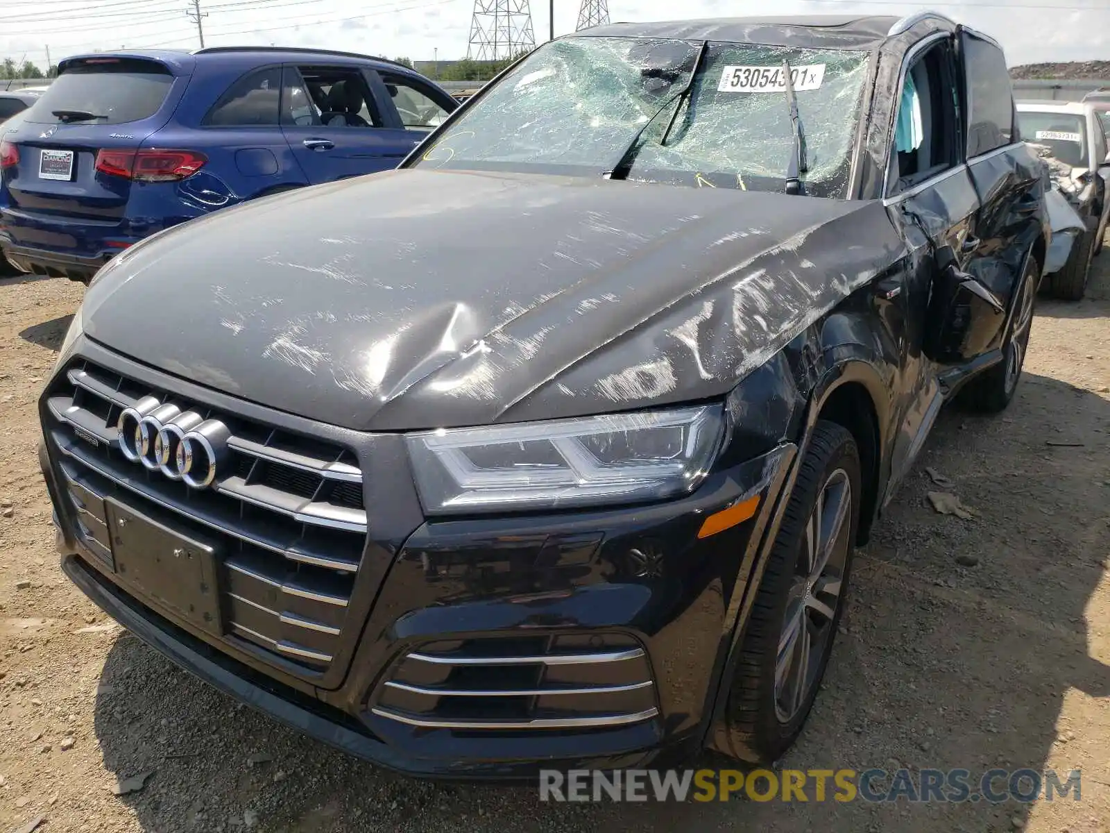 2 Photograph of a damaged car WA1E2AFY5L2040774 AUDI Q5 2020