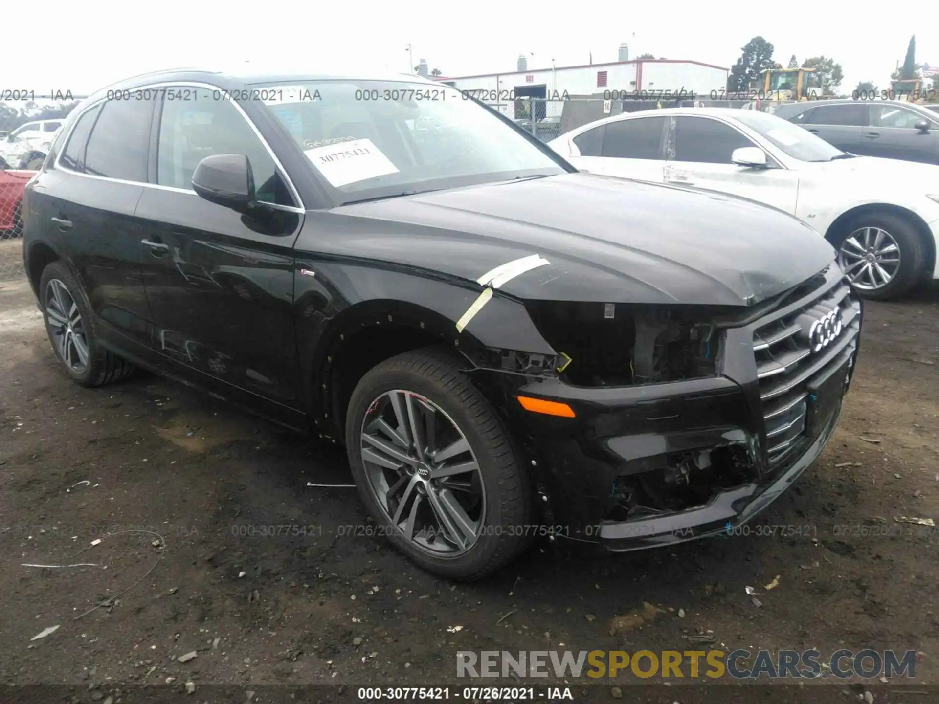 1 Photograph of a damaged car WA1E2AFY6L2077235 AUDI Q5 2020