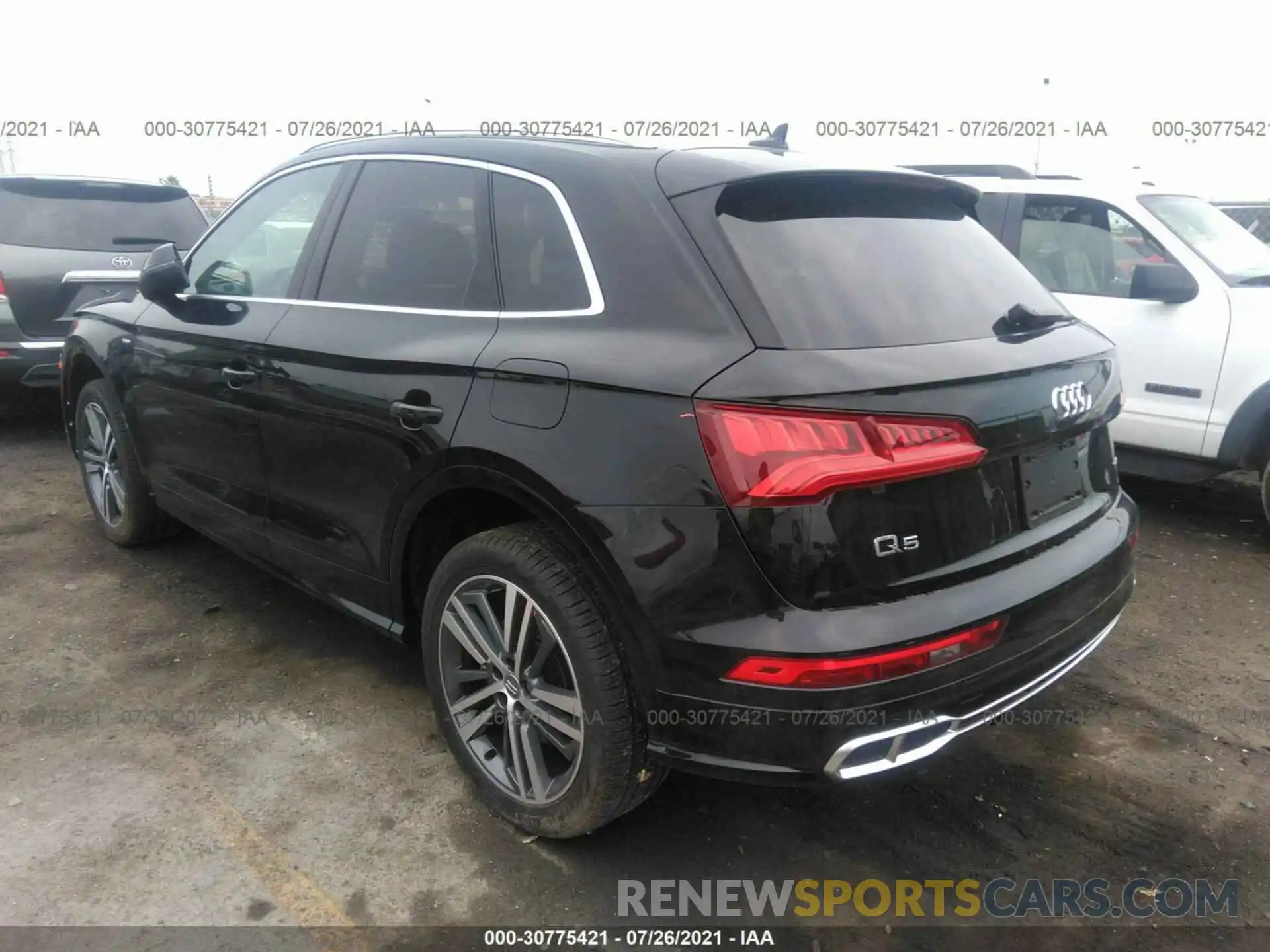 3 Фотография поврежденного автомобиля WA1E2AFY6L2077235 AUDI Q5 2020